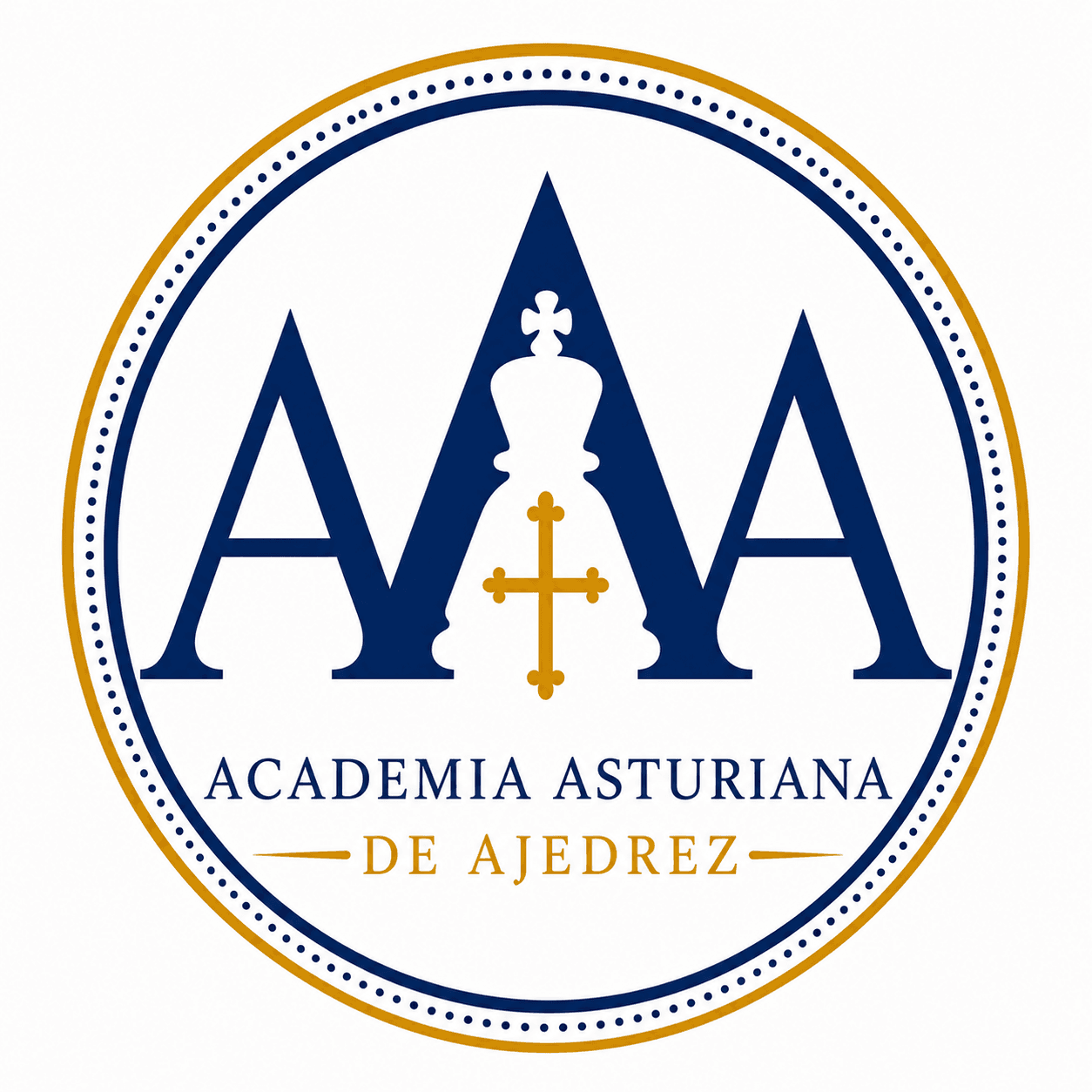 Logo Academia Asturiana de Ajedrez