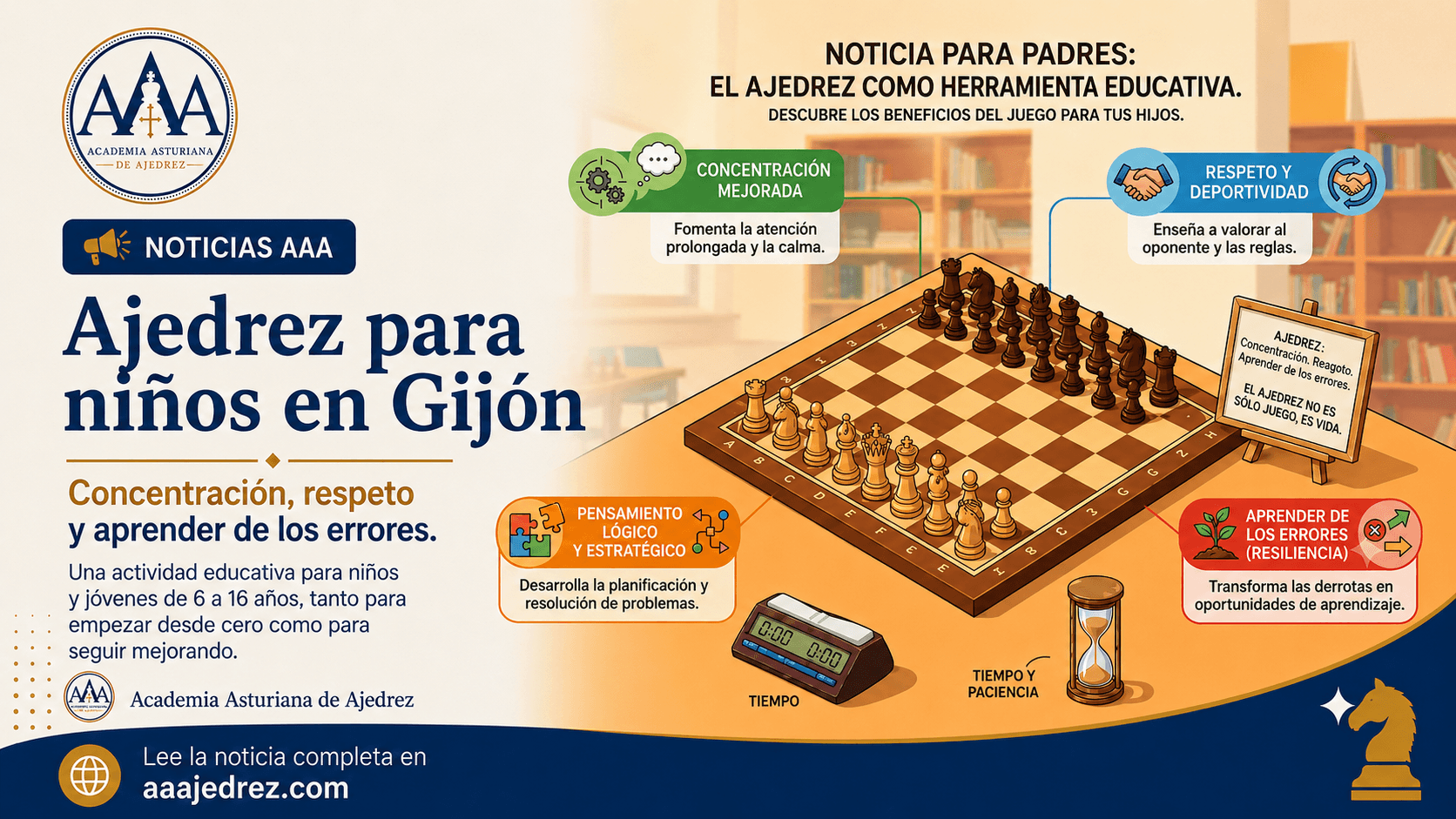 Ajedrez para niños en Gijón: una forma divertida de aprender y mejorar